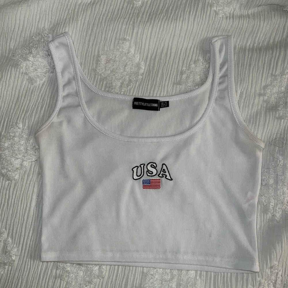 pretty little thing USA crop top